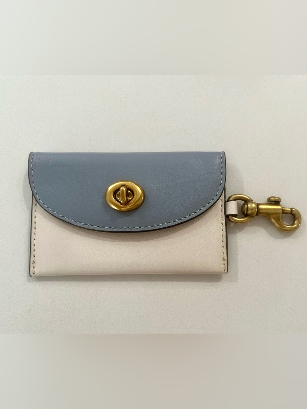 Coach Turnlock Card Case Bag Charm